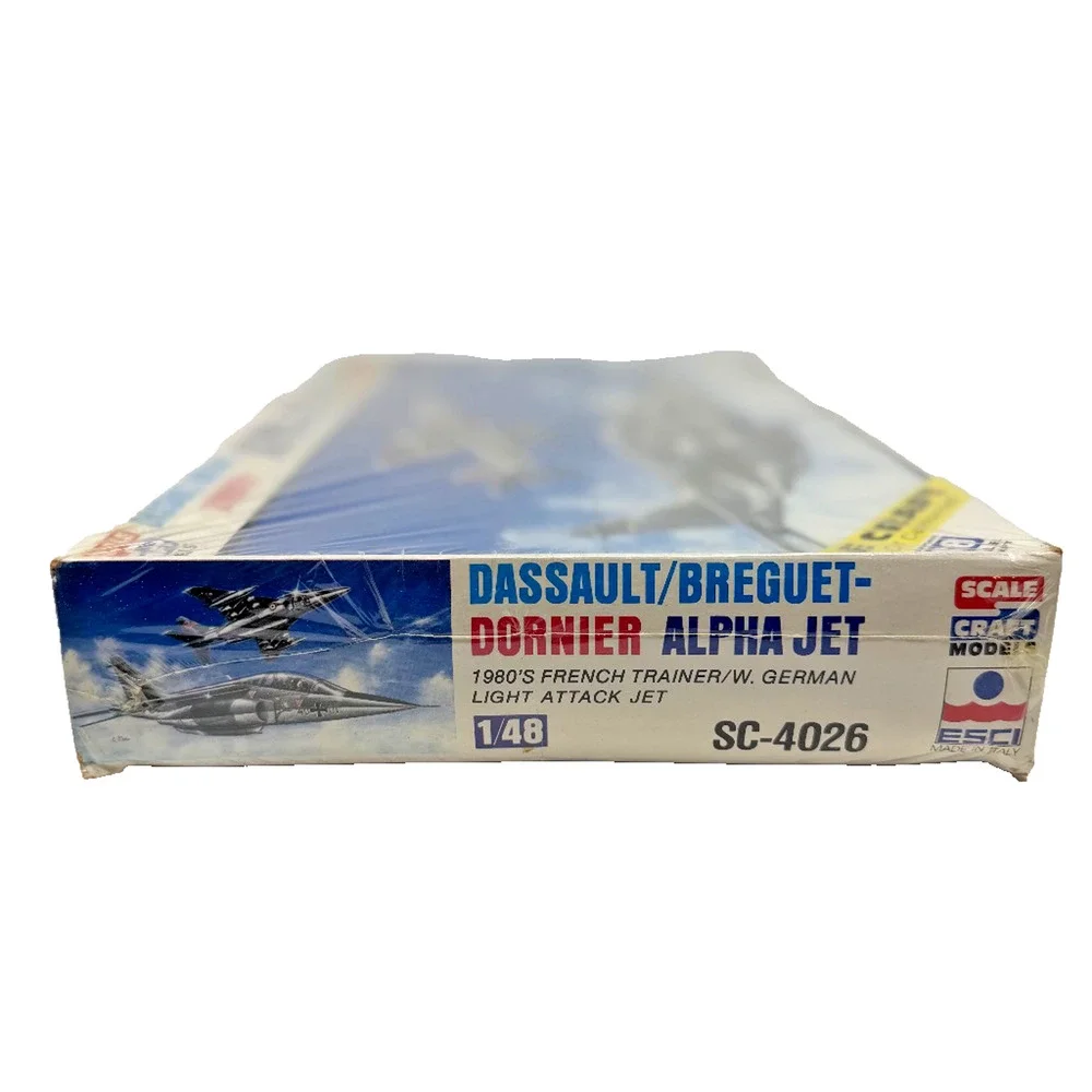 ESCI 4026 Alpha Jet A/E 1:48 Model Kit Vintage 1980s Sealed Italy